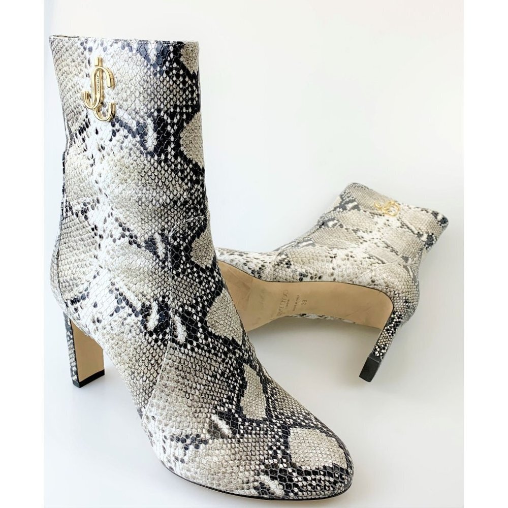 NEW Jimmy Choo Snake Ankle Boot Size 39